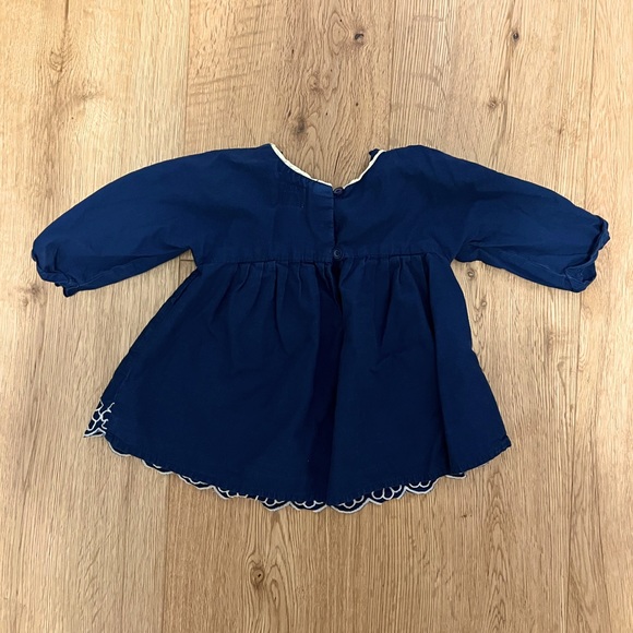 Gap lined navy dress 12-18 months - Picture 3 of 3